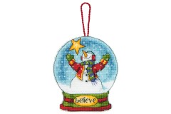 Dimensions - Snow Globe - Believe (Cross Stitch Kit)