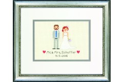Dimensions - Wedding Record - Bride & Groom (Cross Stitch Kit)