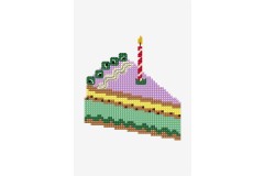 DMC - Birthday Cake Cross Stitch Chart (downloadable PDF)