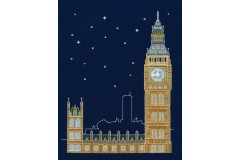DMC - Glow in the D'Architecture - London by Night (Cross Stitch Kit)