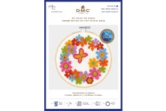 DMC - Floral Wreath (Cross Stitch Kit)