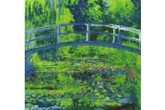 DMC - Claude Monet - The Water Lily Pond (Cross Stitch Kit)