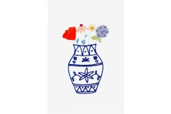 DMC - Baobap Chinese Vase Embroidery Chart (downloadable PDF)