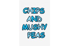DMC X Robyn Nichol - Chips and Mushy Peas Cross Stitch Chart (downloadable PDF)