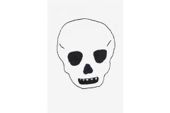 DMC - Beatnik Skull Doodle Embroidery Chart (downloadable PDF)