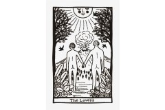 DMC - Tarot Cards - The Lovers Embroidery Chart (downloadable PDF)