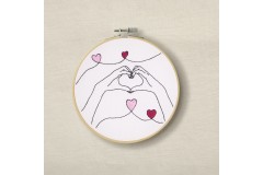 DMC - Heart Hands (Embroidery Kit)