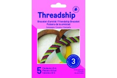 DMC Threadship - 3 Bracelet Starter Pack - Country (Six Strand Floss - 5 Colours)