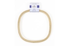 DMC Wooden Embroidery Hoop, Square, 21cm / 8in