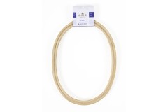 DMC Wooden Embroidery Hoop, Oval, 18 x 24cm / 8in