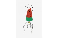 DMC - Srta. Lylo X DMC - Watermelon Popsicle Embroidery Chart (downloadable PDF)