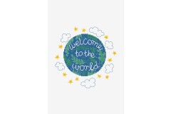 DMC - Welcome to the World Cross Stitch Chart (downloadable PDF)