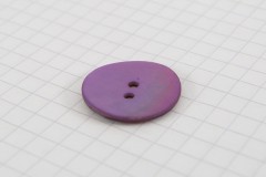 Drops Round, Mother of Pearl Button, Purple, 20mm