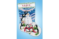 Design Works - Dressing Frosty - Christmas Stocking (Cross Stitch Kit)