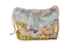 Emma Ball - Felted Sheep - Drawstring Project Bag