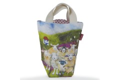 Emma Ball - Felted Sheep - Small Bucket Bag (29cm x 28cm)