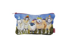 Emma Ball - Happy Sheep - Zipped Pouch - 33cm x 21cm