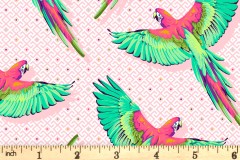 Tula Pink - Daydreamer - Macaw Ya Later - Dragonfruit