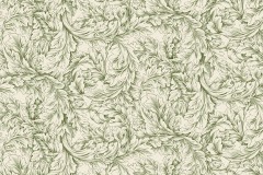 Morris & Co - Cotswold Holiday - Small Acanthus Scroll - Green