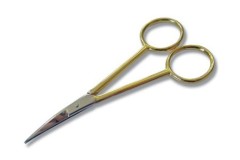 Madeira Curved Embroidery Scissors - Gold Plated - 120mm
