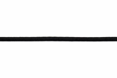 Round Elastic - 2mm - Black (50m reel)