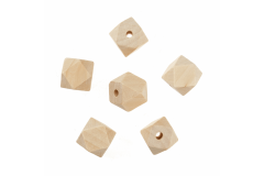 Trimits Wooden Craft Beads - Geo Cut - 20mm (Pack of 6)