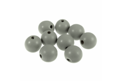 Trimits Wooden Craft Beads - Round - 25mm - Grey (Pack of 9)
