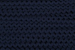 Ric Rac - Polyester - 8mm wide - Navy (per metre)