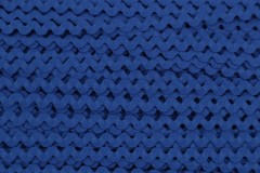 Ric Rac - Polyester - 8mm wide - Royal Blue (per metre)