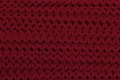 Ric Rac - Polyester - 8mm wide - Wine Red (per metre)