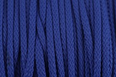 Braided Cord - Polyester - 4mm diameter - Royal Blue (per metre)