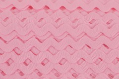 Ric Rac - Polyester - 14mm wide - Pink (per metre)