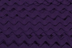 Ric Rac - Polyester - 14mm wide - Purple (per metre)