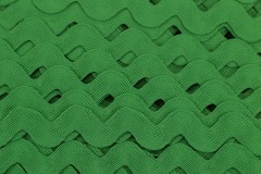 Ric Rac - Polyester - 22mm wide - Green (per metre)