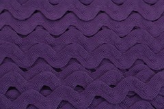 Ric Rac - Polyester - 22mm wide - Purple (per metre)