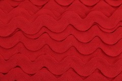 Ric Rac - Polyester - 22mm wide - Red (per metre)
