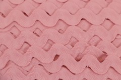Ric Rac - Polyester - 22mm wide - Rose Pink (per metre)