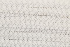 Gimped Braid - 13mm wide - White (per metre)
