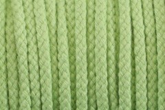 Braided Cord - Cotton Acrylic - 4mm diameter - Light Green (per metre)