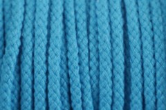 Braided Cord - Cotton Acrylic - 4mm diameter - Sky Blue (per metre)