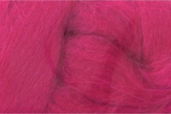 Trimits Natural Wool Roving - 10g - Bright Pink