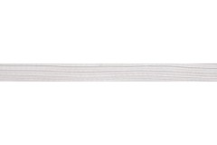 Elastic - General Braided - 6mm wide - White (5m length)