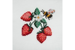 Trimits - Bee & Strawberries (Cross Stitch Kit)