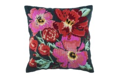 Trimits - Stitch Your Own Cushion - Painted Floral (Cross Stitch Kit)