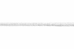 Elastic - Fuzzy Face Mask Elastic - 2mm wide - White (100m reel)