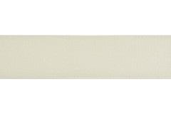 Bowtique Satin Polyester Ribbon - 3mm wide - Ivory (5m reel)