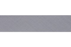Bias Binding - Polycotton - 12mm wide - Pale Grey (per metre)