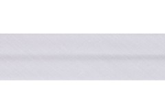 Bias Binding - Polycotton - 12mm wide - White (per metre)