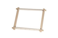 Elbesee Wooden Rotating Tapestry Frame, 22.9 x 22.9cm / 9 x 9in