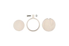 Trimits - Mini Embroidery Hoop, Wood, Round - 40mm